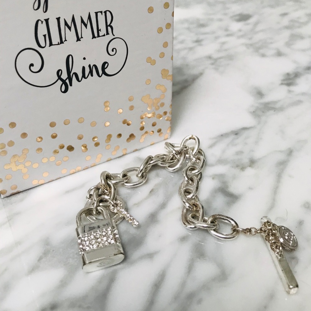 Lock & Key toggle bracelet